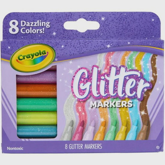 Crayola 8 marqueurs pailletés