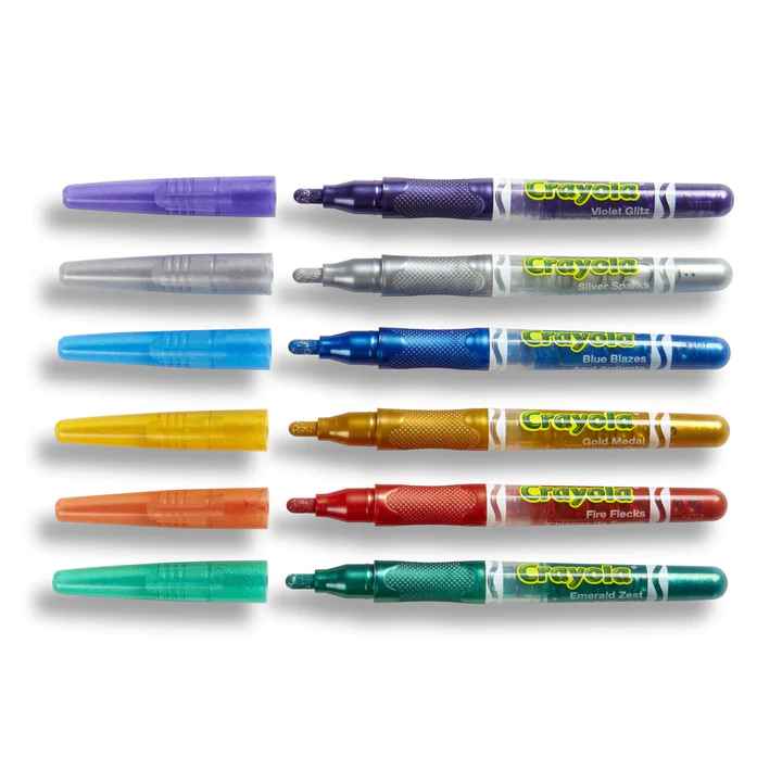 Crayola 8 marqueurs pailletés