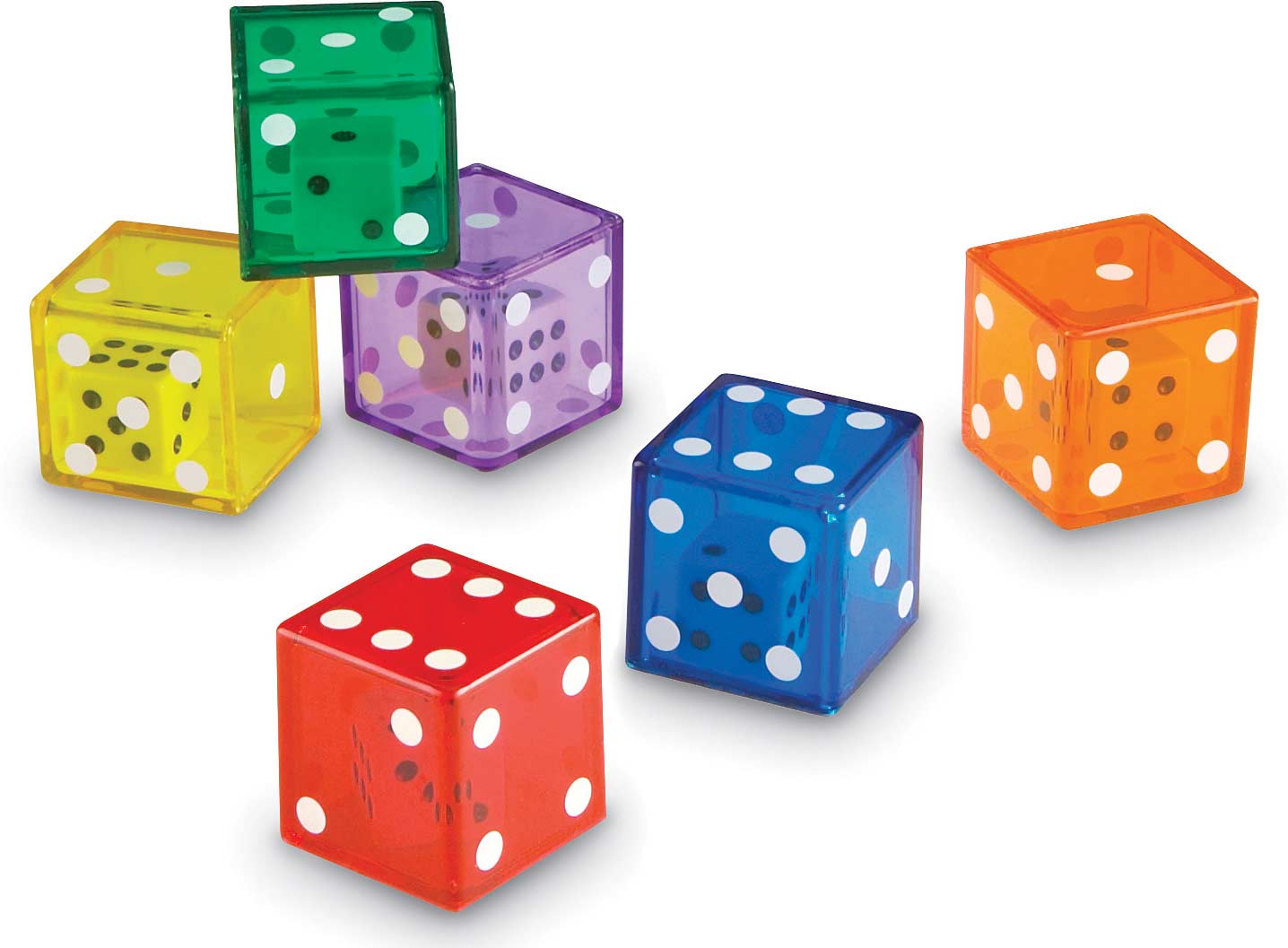 Dé D6 géant dans un dé (vendu à l'unité) 30mm