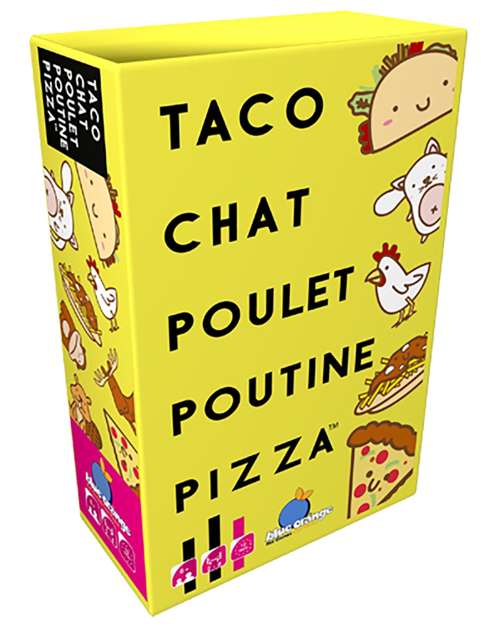 Taco chat poulet poutine pizza