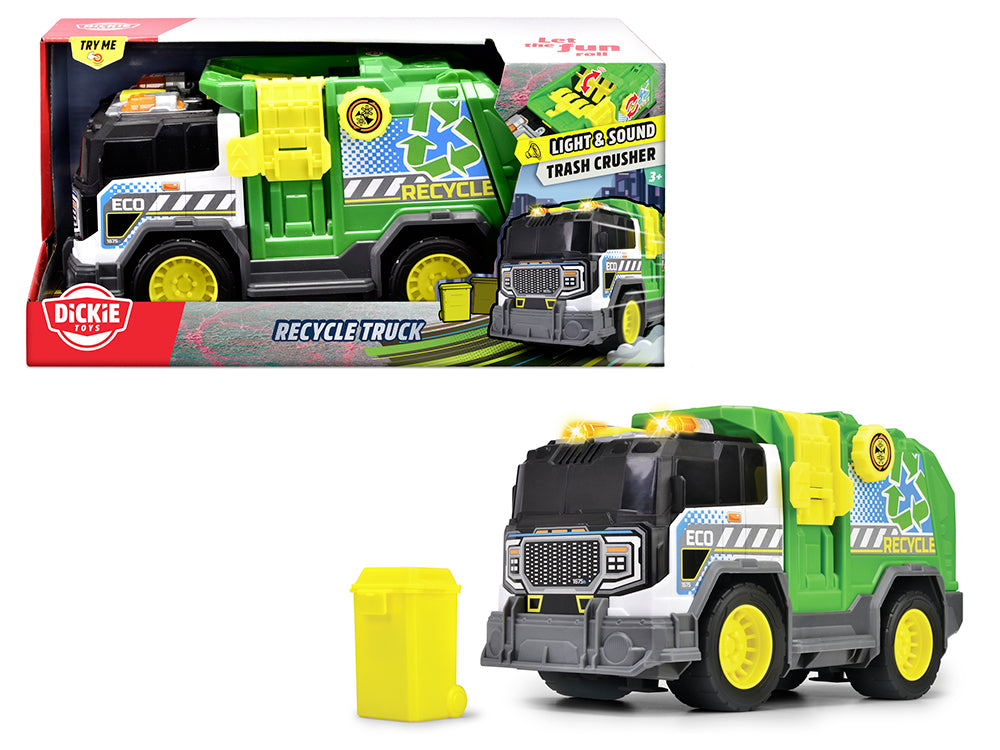 Camion de recyclage Sons et lumières 30 cm