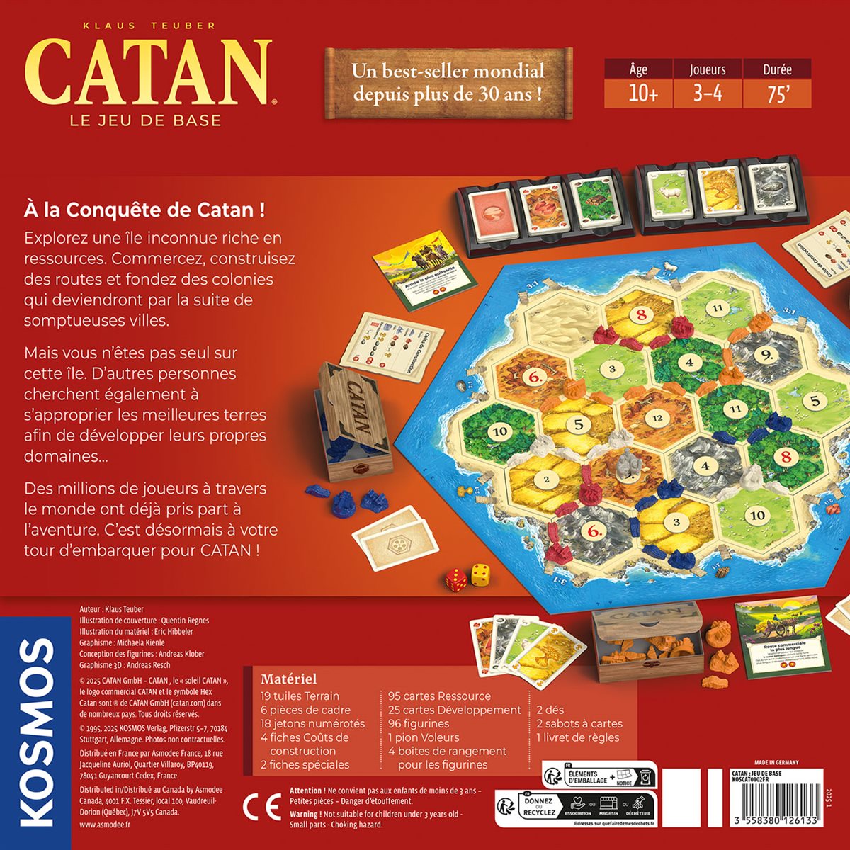 Catan, le jeu de base, 6e édition