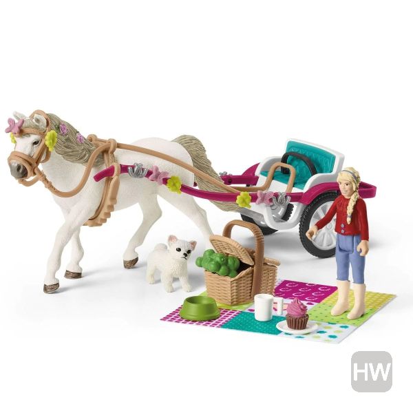 Calèche pour le spectacle équestre