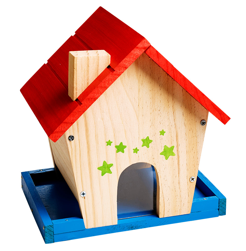 Mangeoire à oiseaux à construire