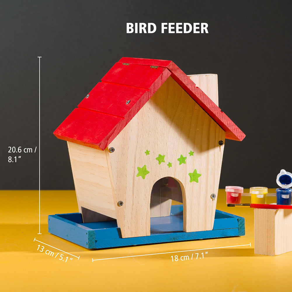 Mangeoire à oiseaux à construire