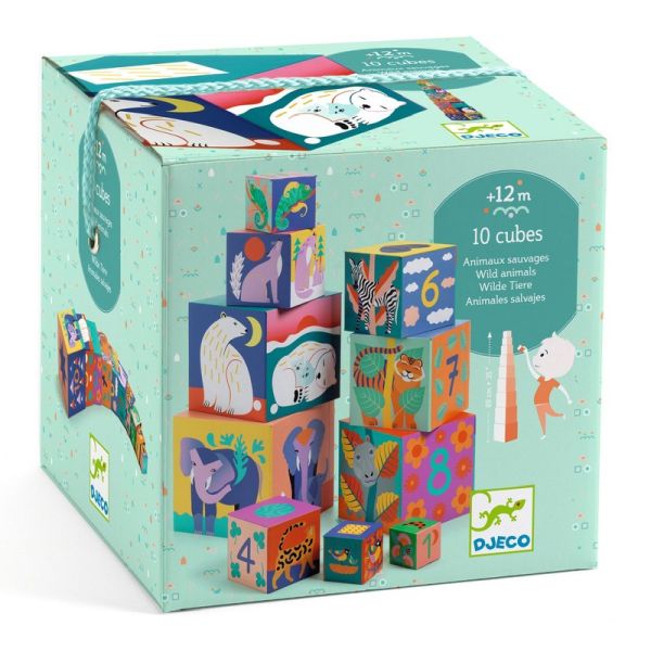 Stacking Cubes / Wild animals