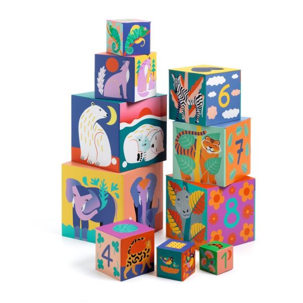 Stacking Cubes / Wild animals