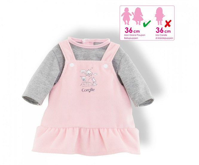 Corolle Robe 14" et chemise manches longues