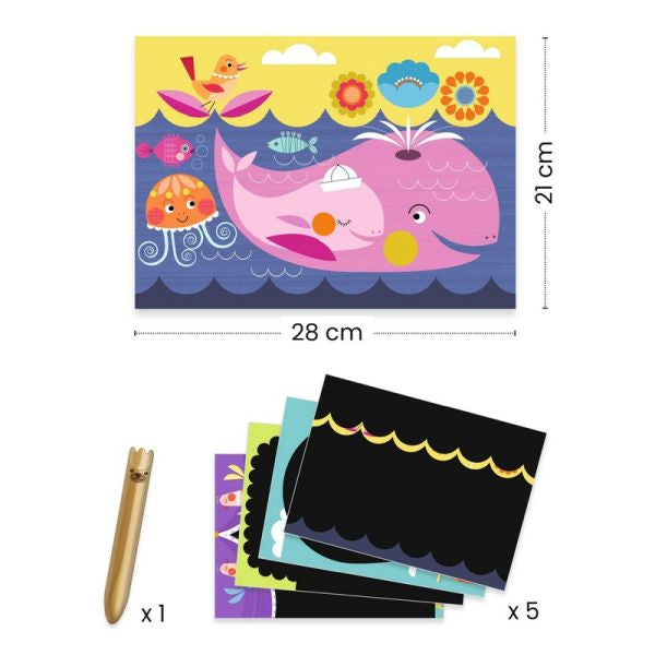 Cartes à gratter / C'est rigolo à découvrir
