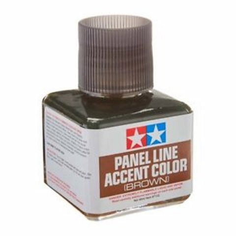 Peinture modèle à coller Brun 40ml