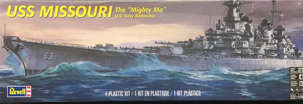 Modèle à coller uss missouri battleship, 1/535