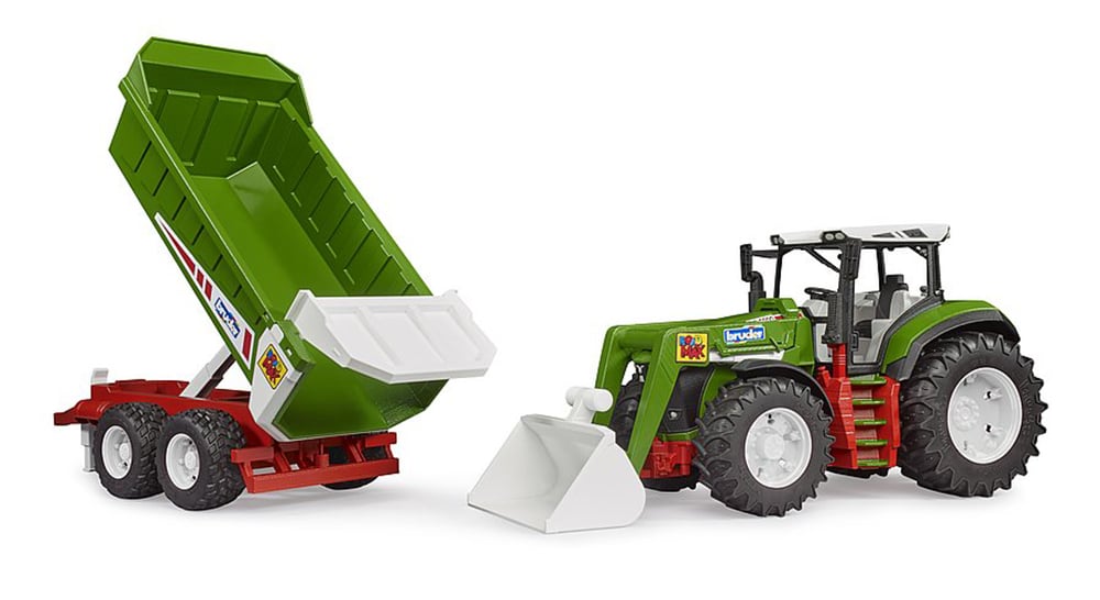 Tracteur avec pelle et remorque Roadmax