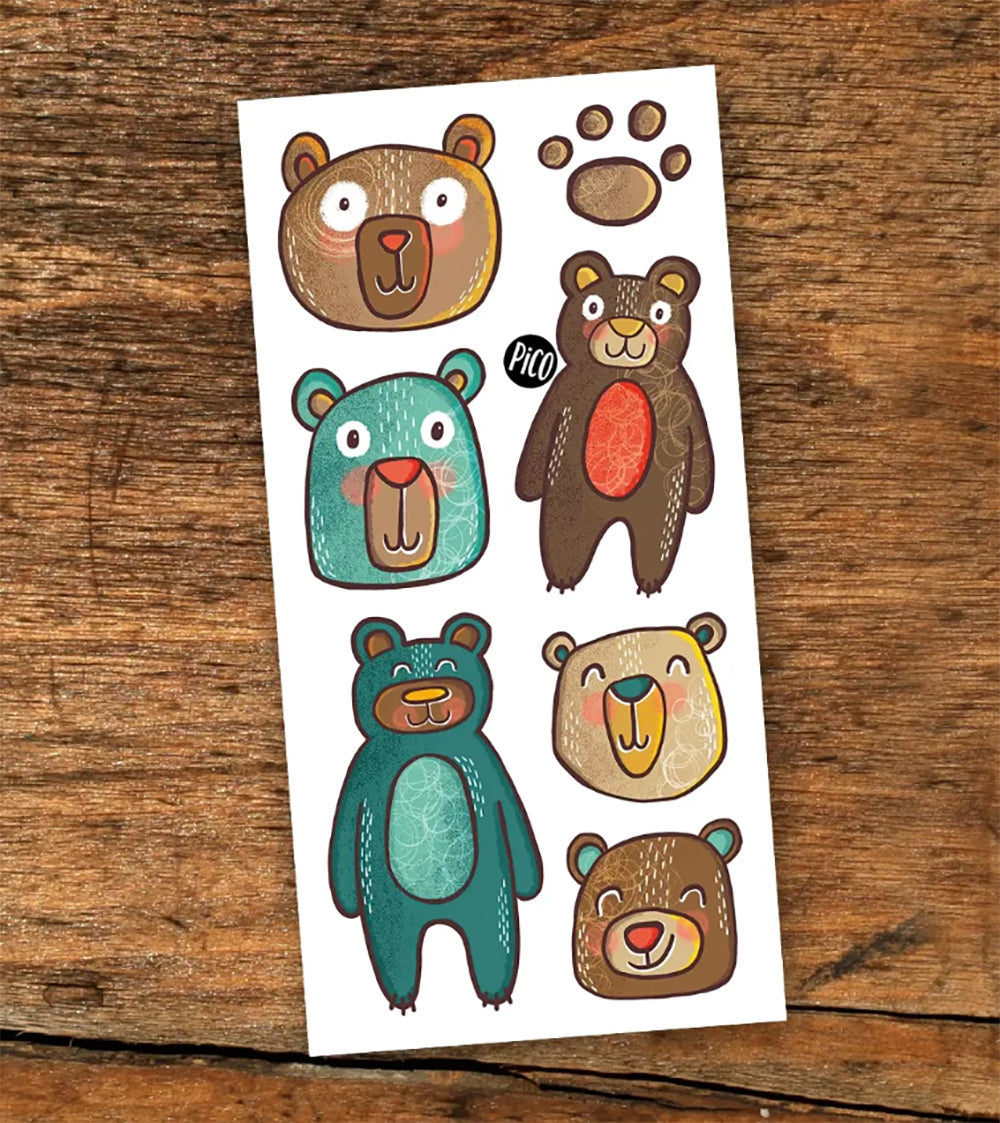 Pico tatoo - Oursons