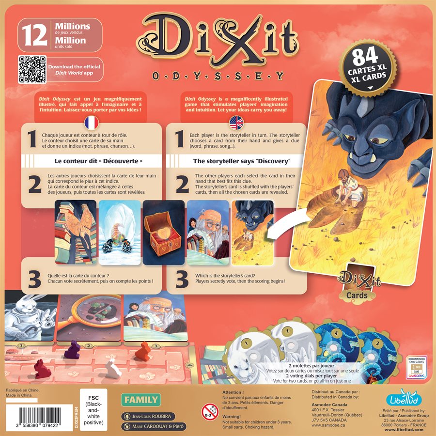 Dixit Odyssey - Jeu de base (FR-EN)