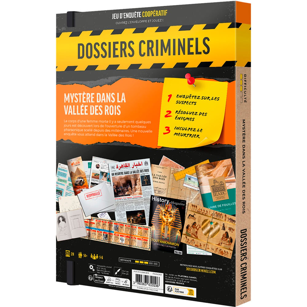 Dossiers Criminels Mystère dans la Vallée des Rois