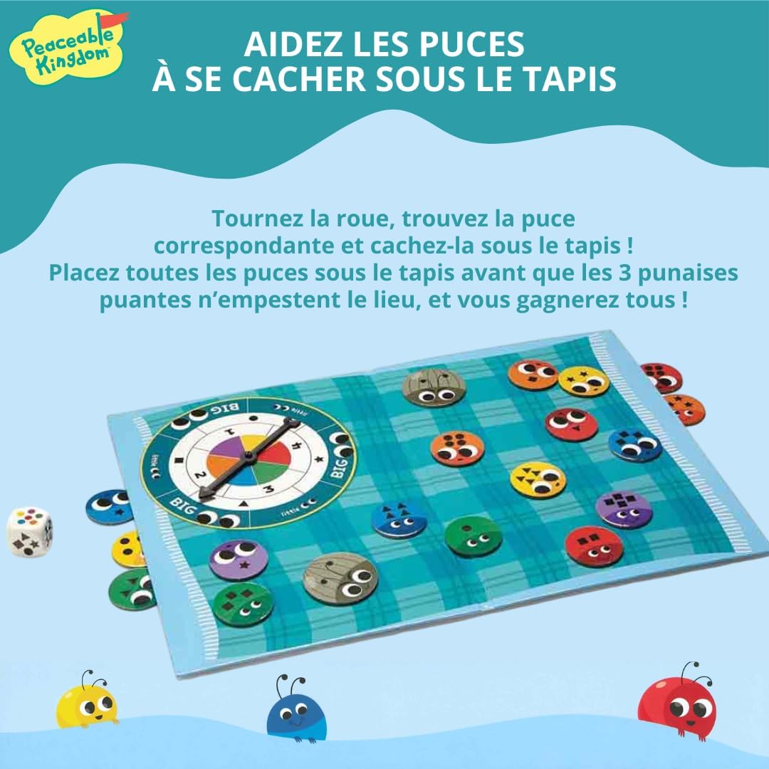 À l'abri sous le tapis