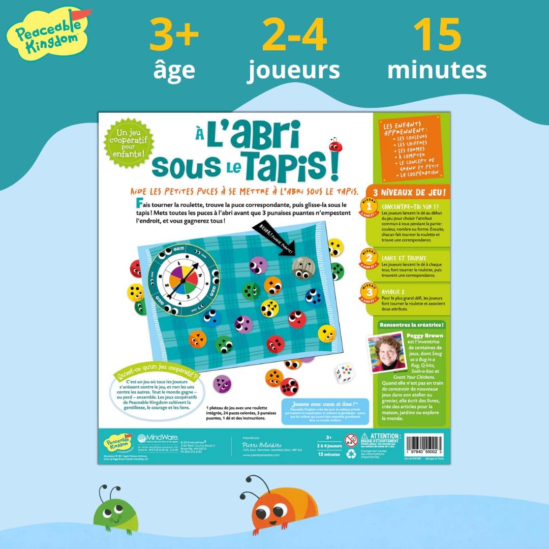 À l'abri sous le tapis