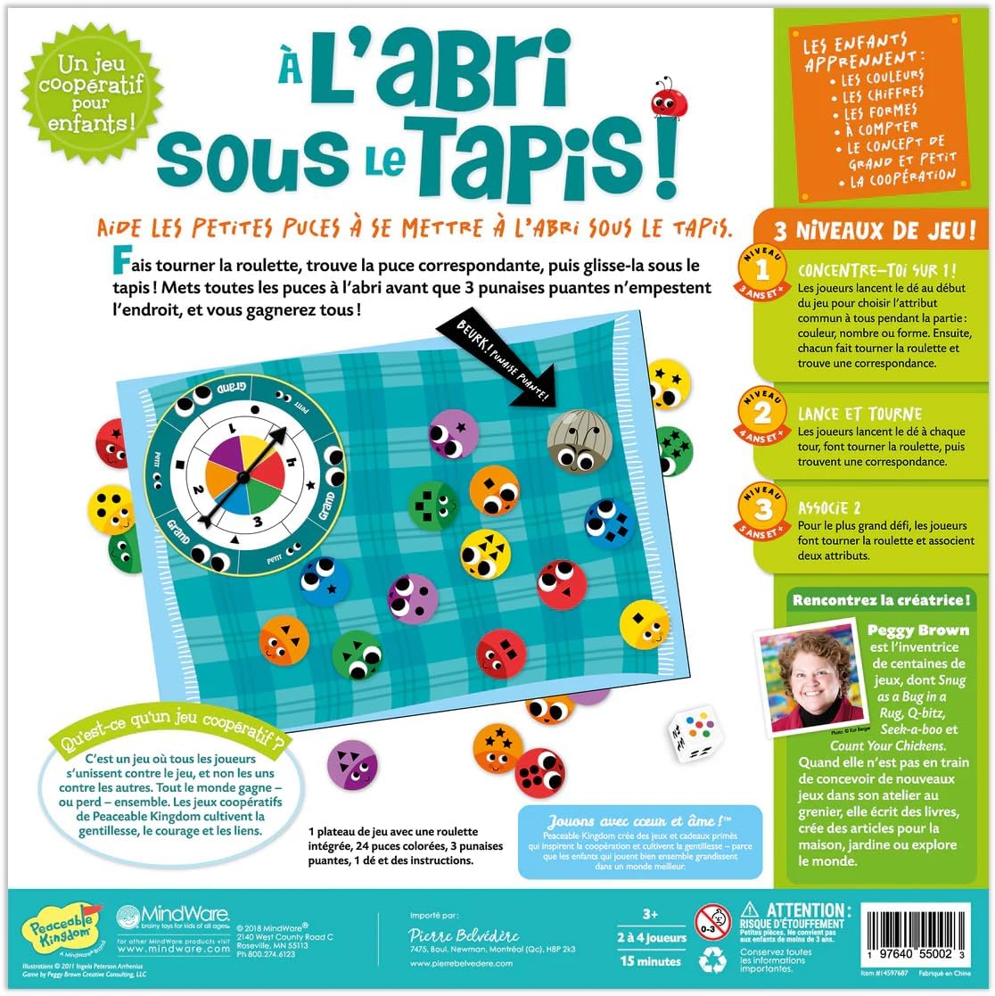 À l'abri sous le tapis