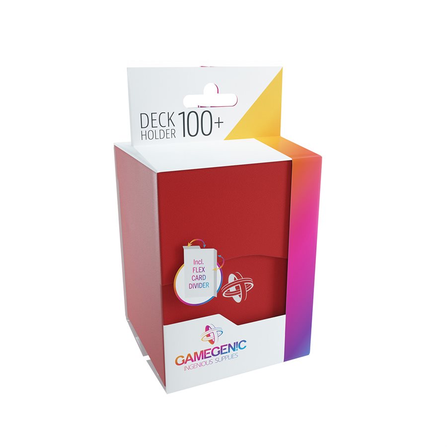 Deck Box - Boîte de rangement 100 cartes : Rouge