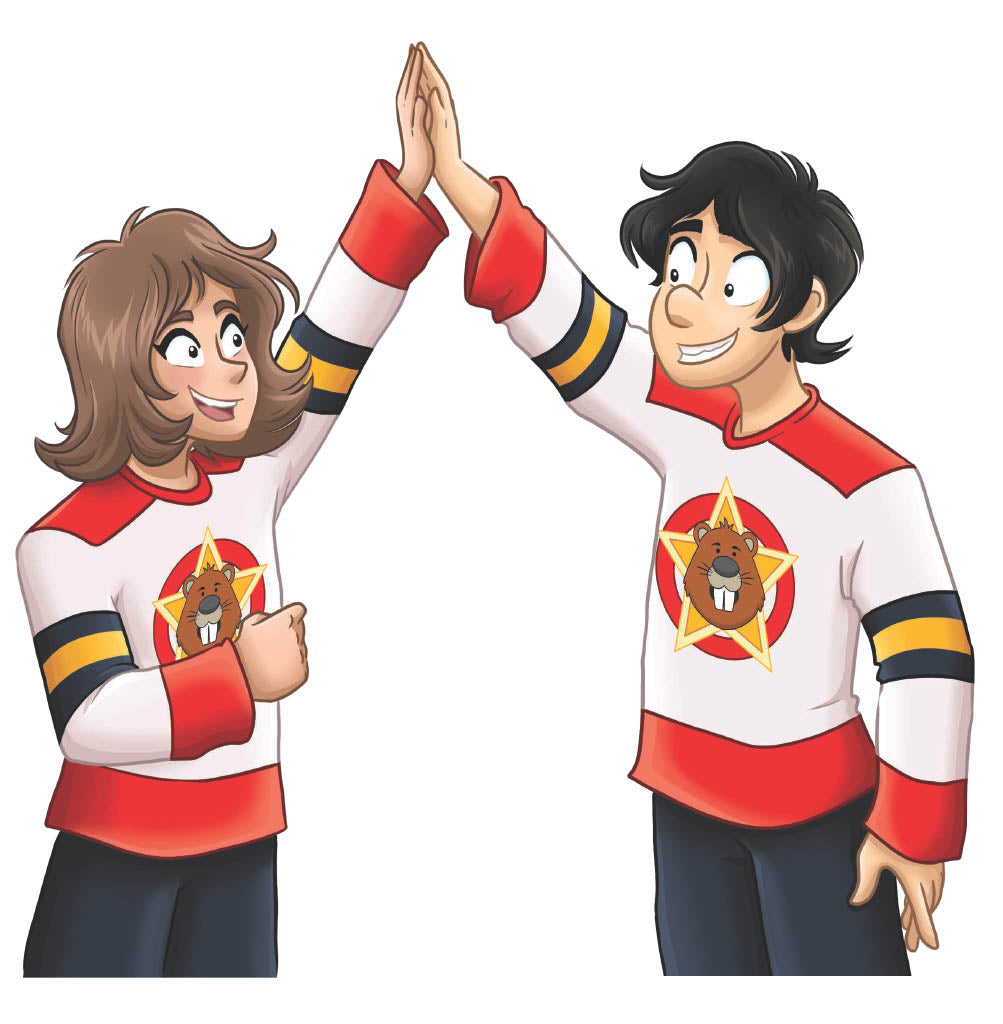 Ti-Guy La Puck Le jeu de hockey (Bilingue)