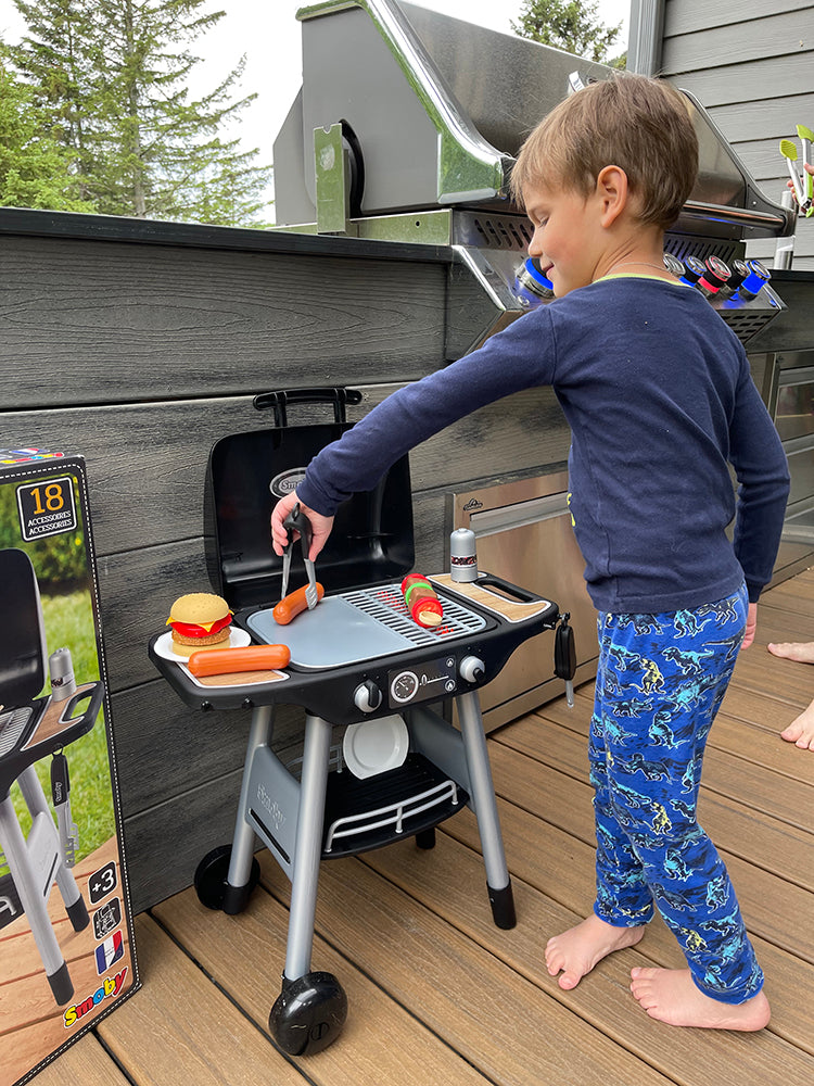 BBQ plancha avec 18 accessoires
