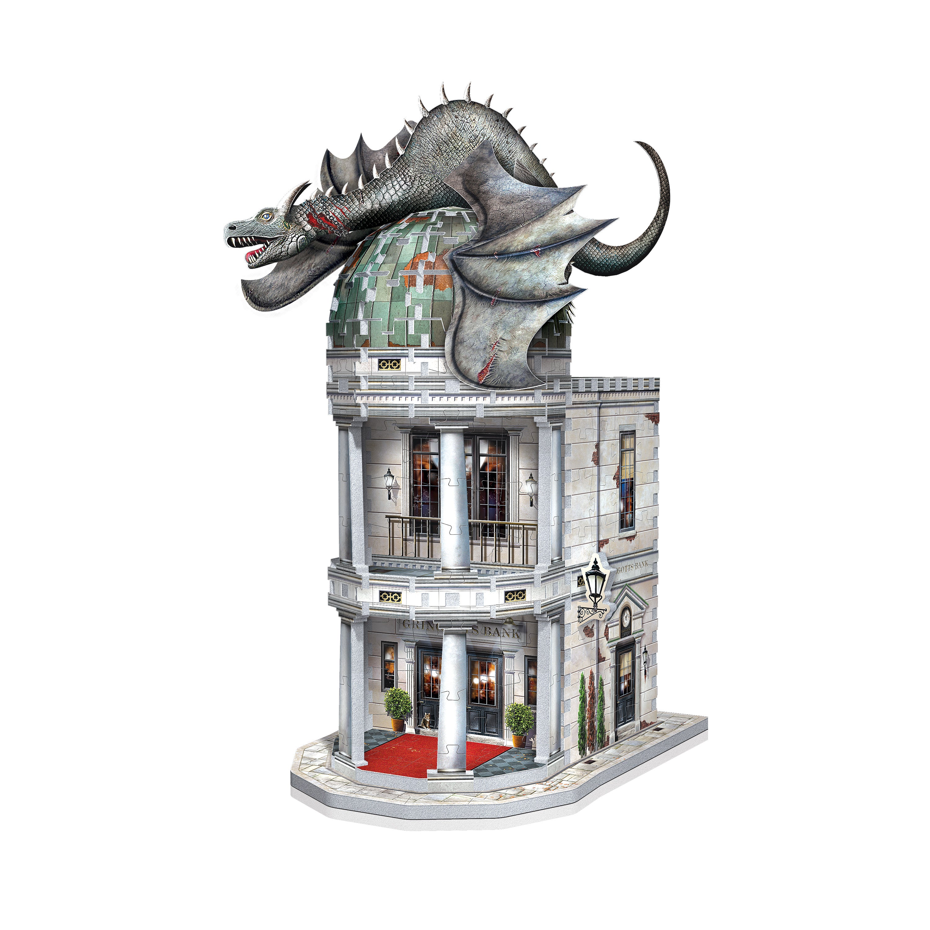 La banque Gringotts, casse-tête 3D