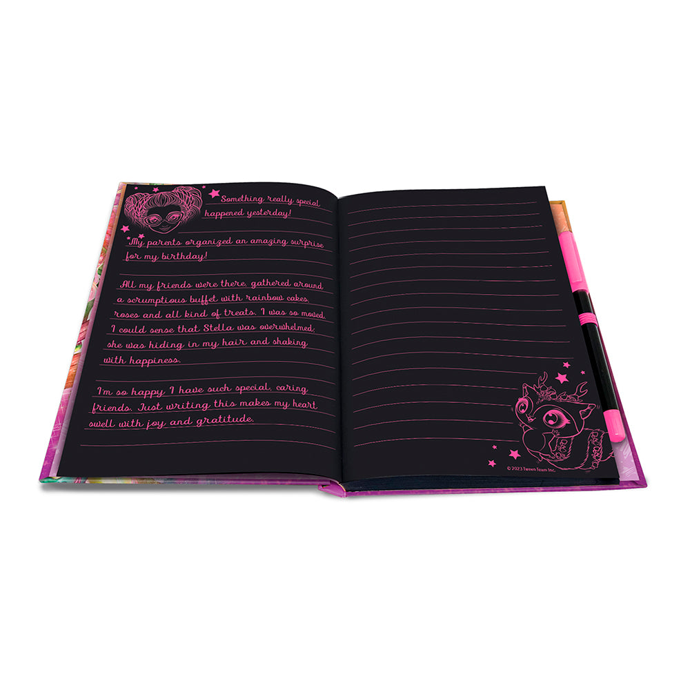 Nebulous Stars - Cahier de notes noirs de luxe