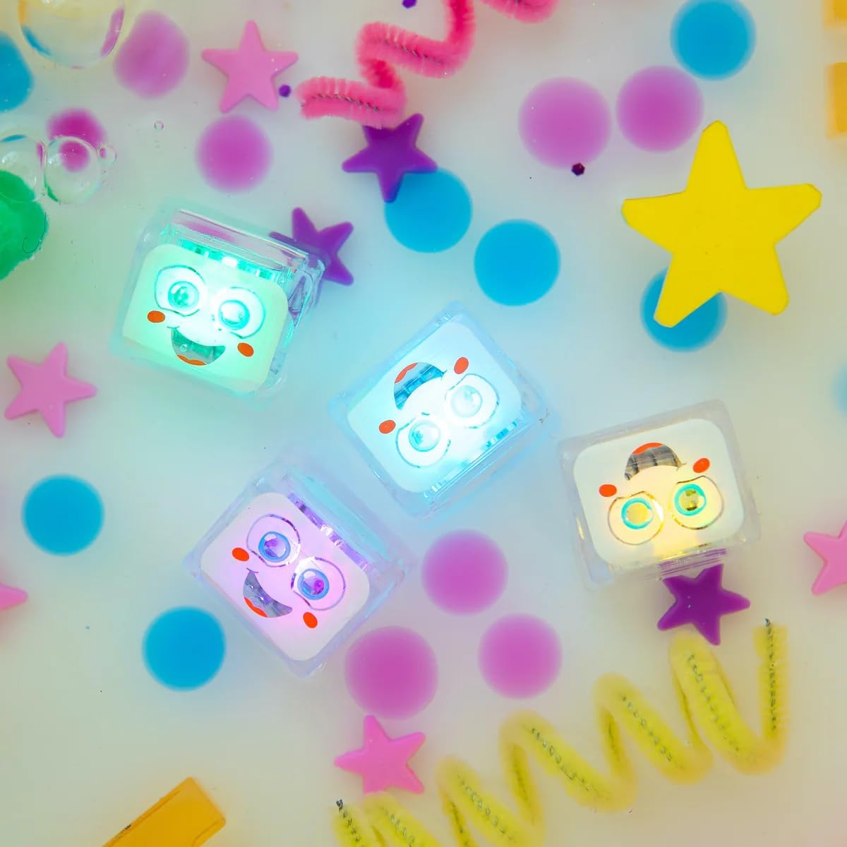 Party Pal - Cubes lumineux Glo Pals blancs