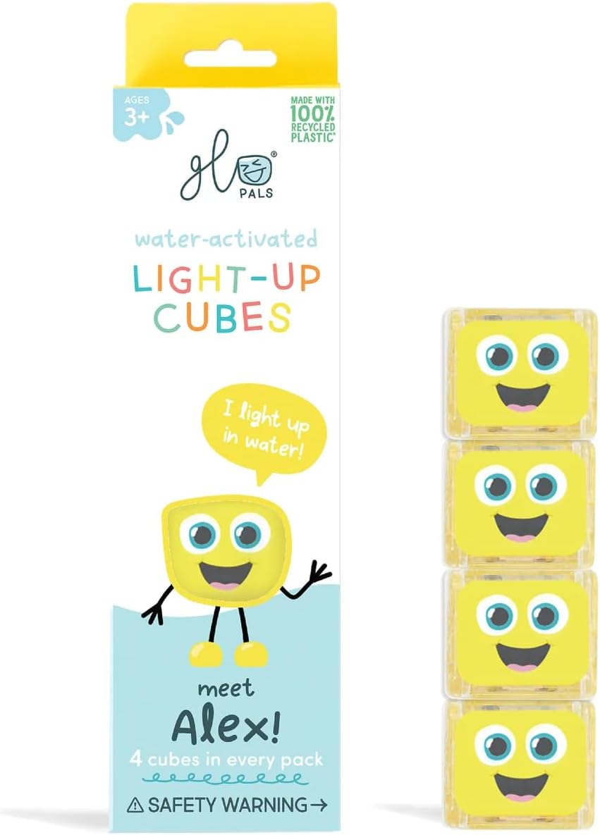 Alex - Cubes lumineux Glo Pals jaunes