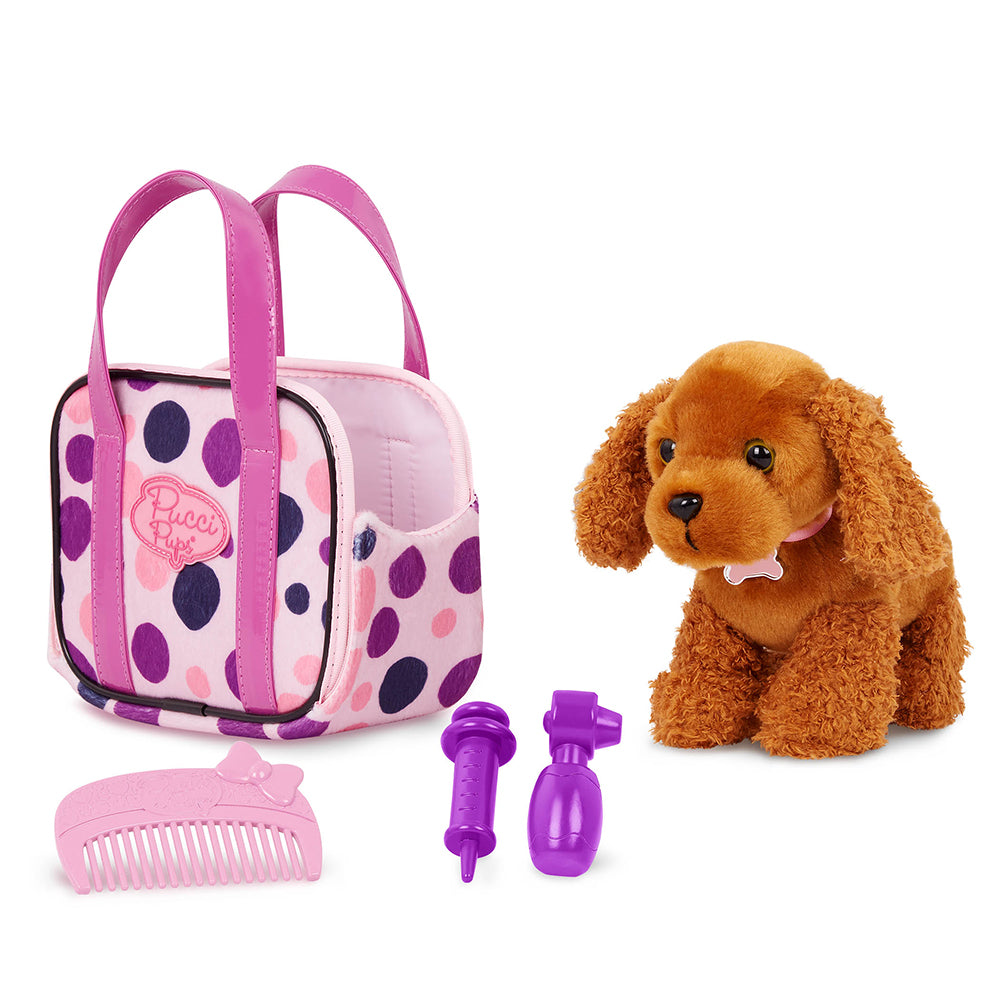 Pucci - Sac surprise avec peluche Cocker
