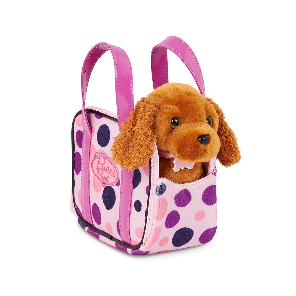 Pucci - Sac surprise avec peluche Cocker