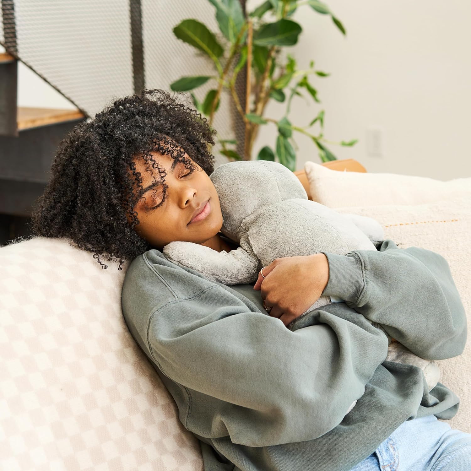 Peluche lestée Sam le paresseux 4,5 livres