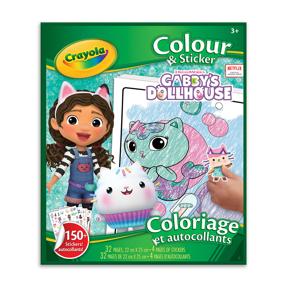 Coloriage & autocollants Gabby la maison magique
