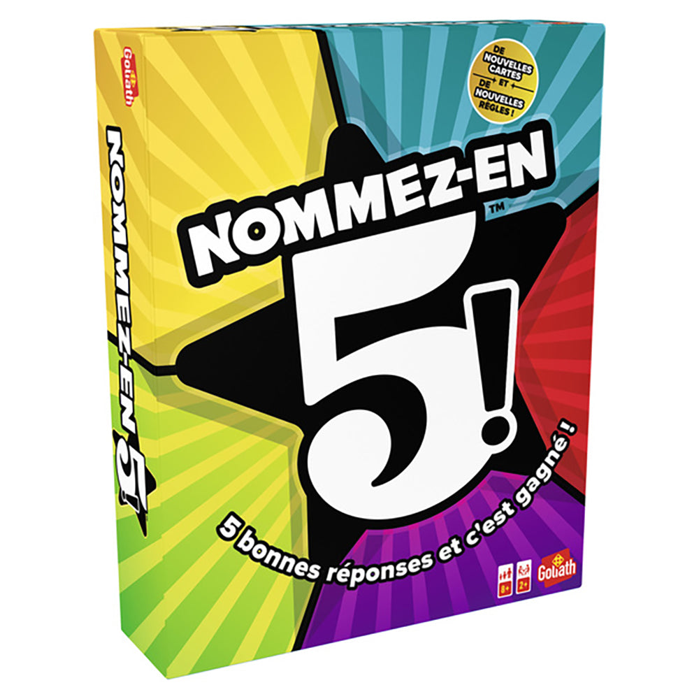 Jeu Nommez en 5