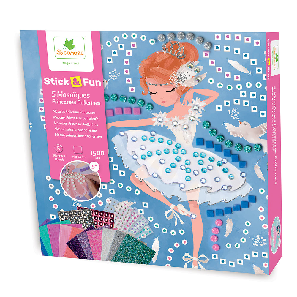 Grand modèle 5 Mosaïques princesse ballerine