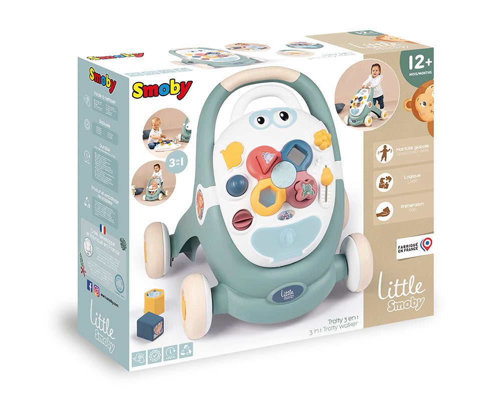 Little Smoby - Trotteur-marcheur 3 en 1