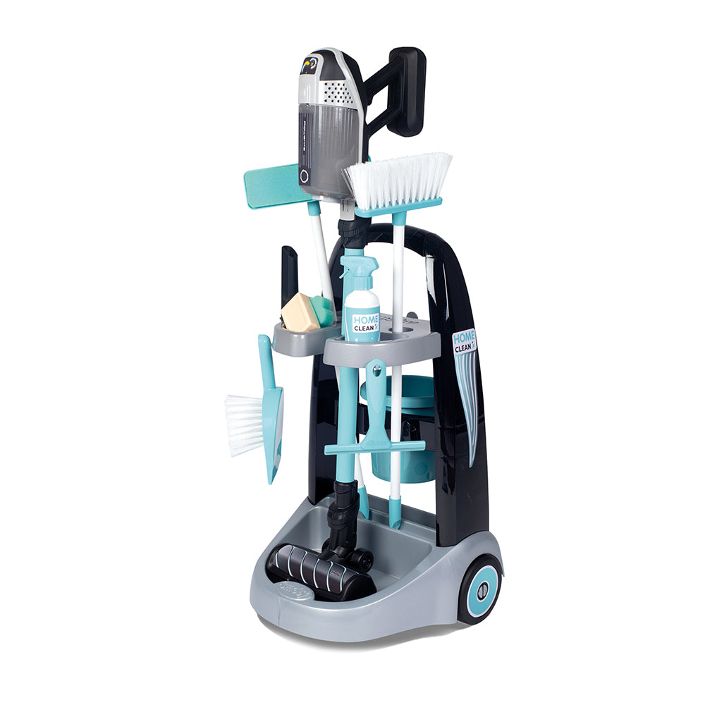 Smoby - Rowenta Chariot Ménage + Aspirateur