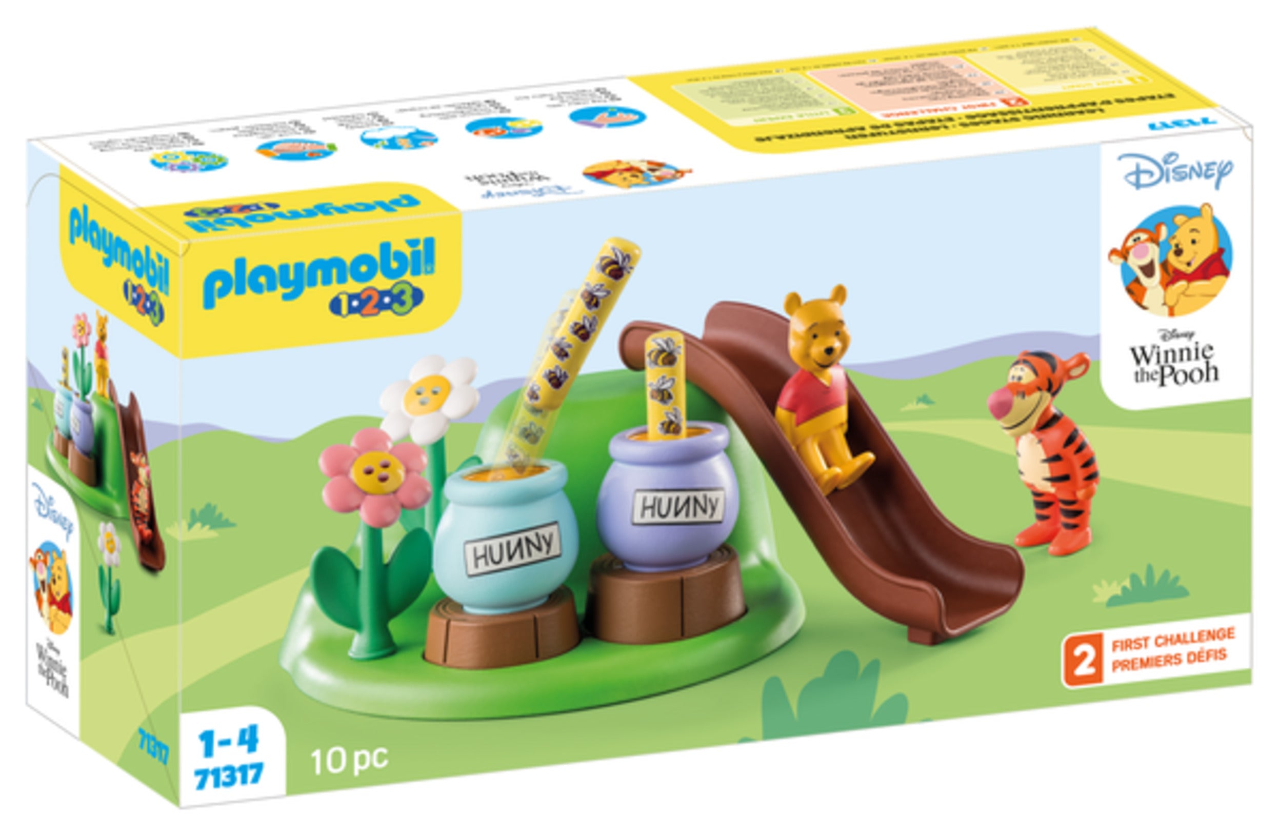 Winnie l'ourson et Tigrou avec jardin d'abeilles