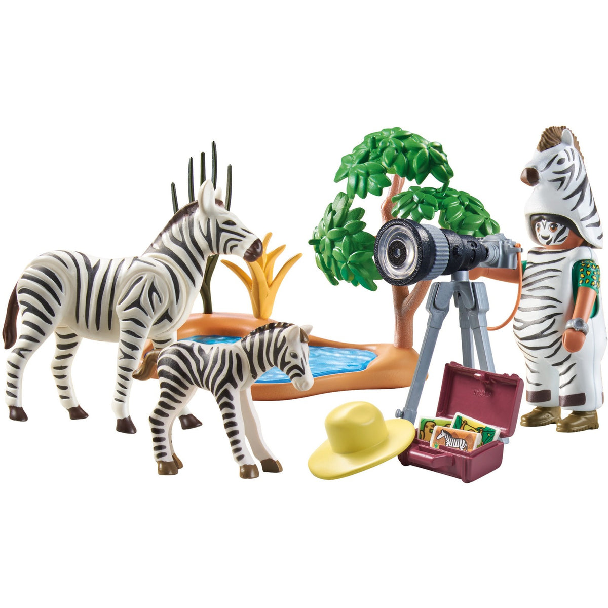 Wiltopia - Photographe avec deguisement et zebre