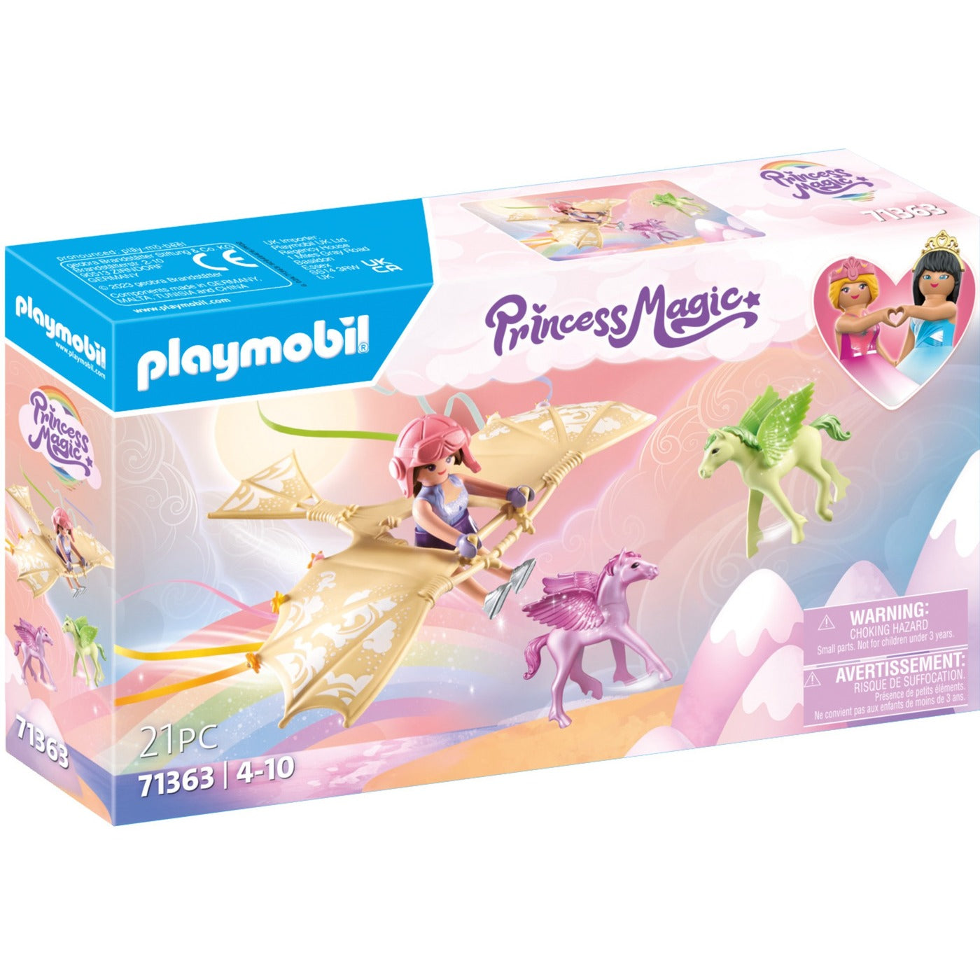 Princesse et poulains ailés