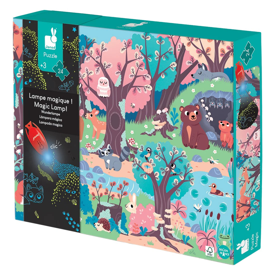 Puzzle lampe magique - Forêt