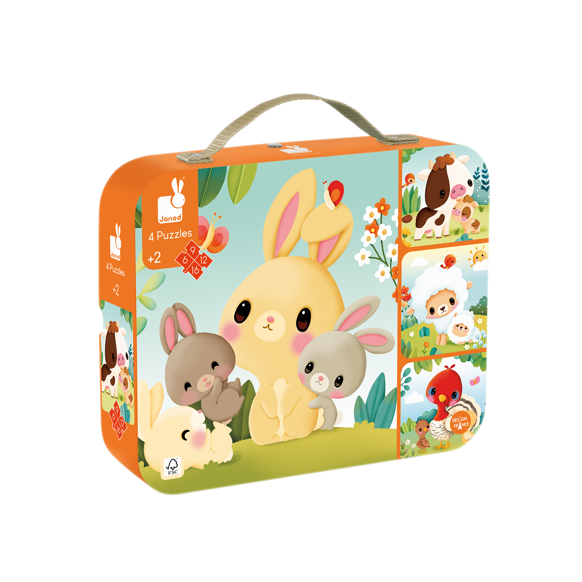 4 casse-têtes évolutifs - ferme