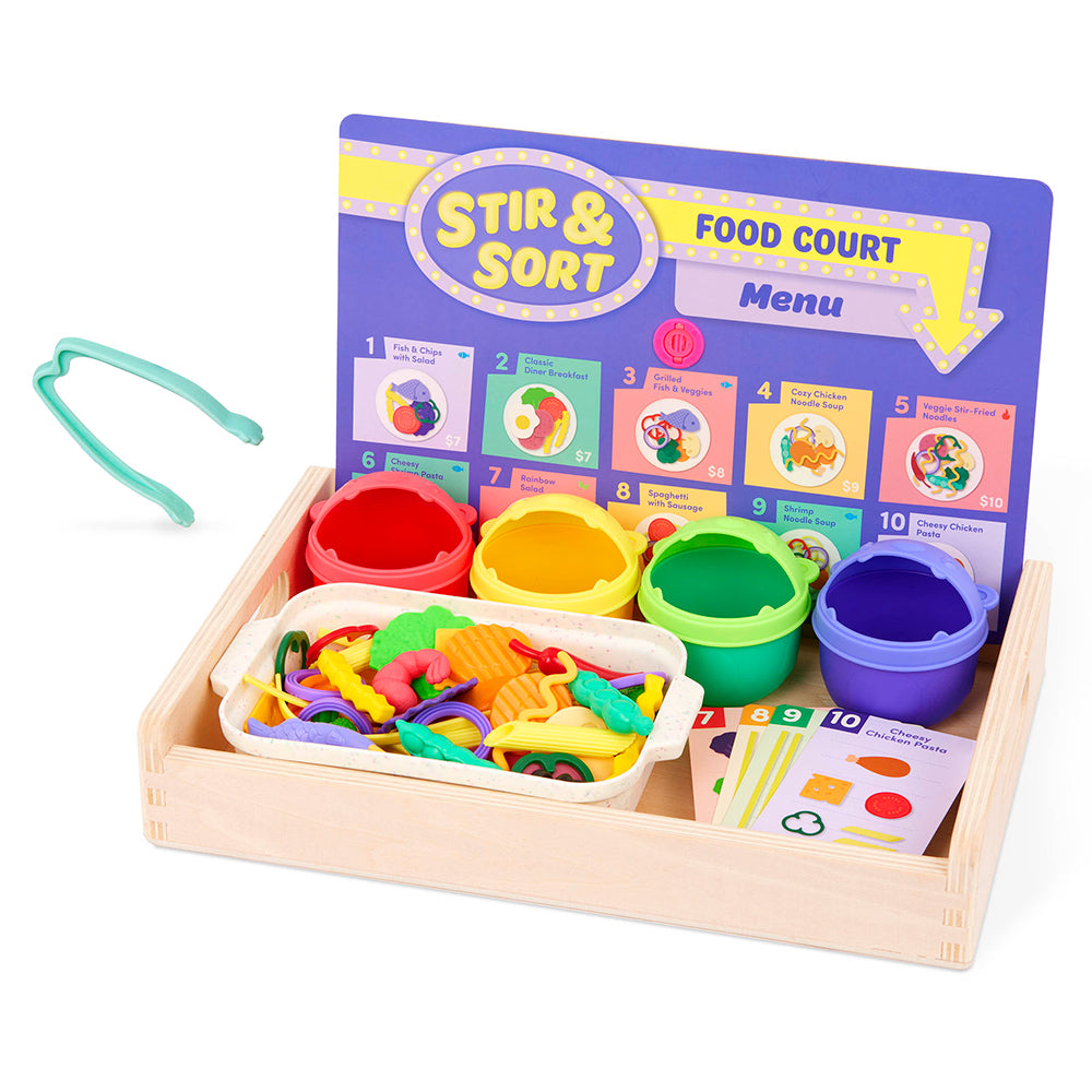 Mélange et trie les aliments (Version anglaise)