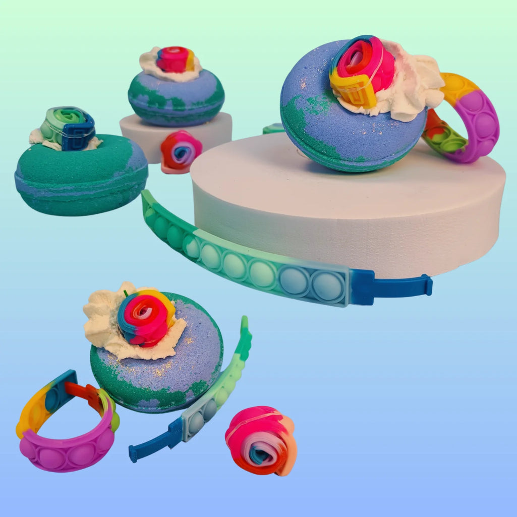 Bombe de bain surprise - Bracelet Pop it!