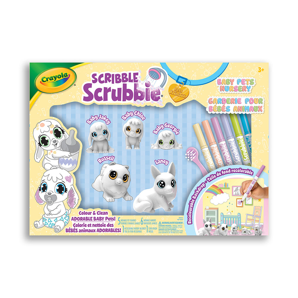 Scribble Scrubbie - Pouponière de bébés animaux