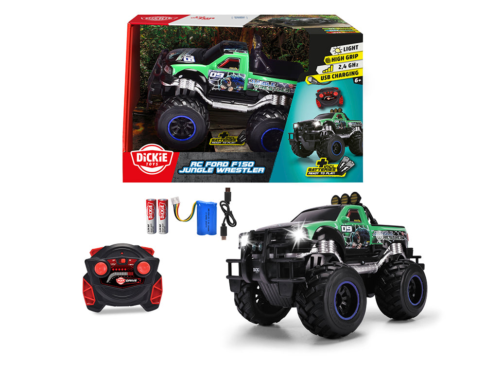 Dickie -Jungle Wrestler F150 Téléguidé 30cm 1:16