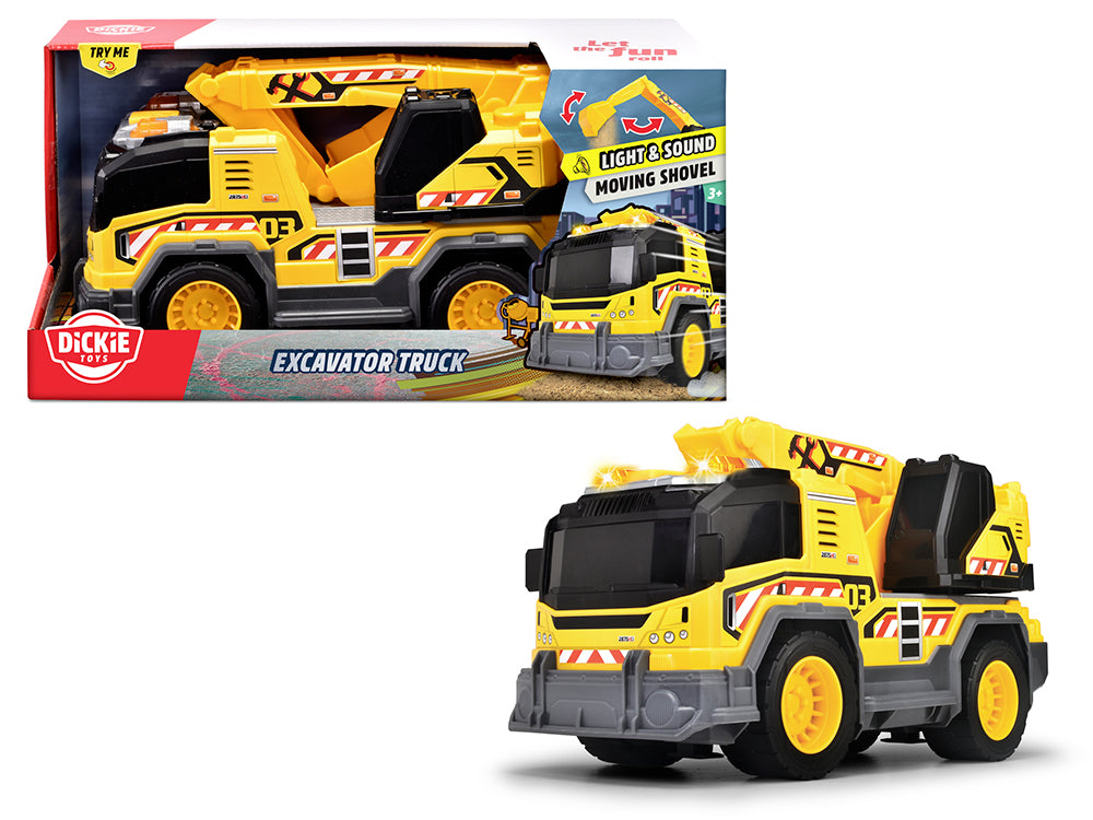 City Heroes Camion excavateur Sons/lumières 30 cm