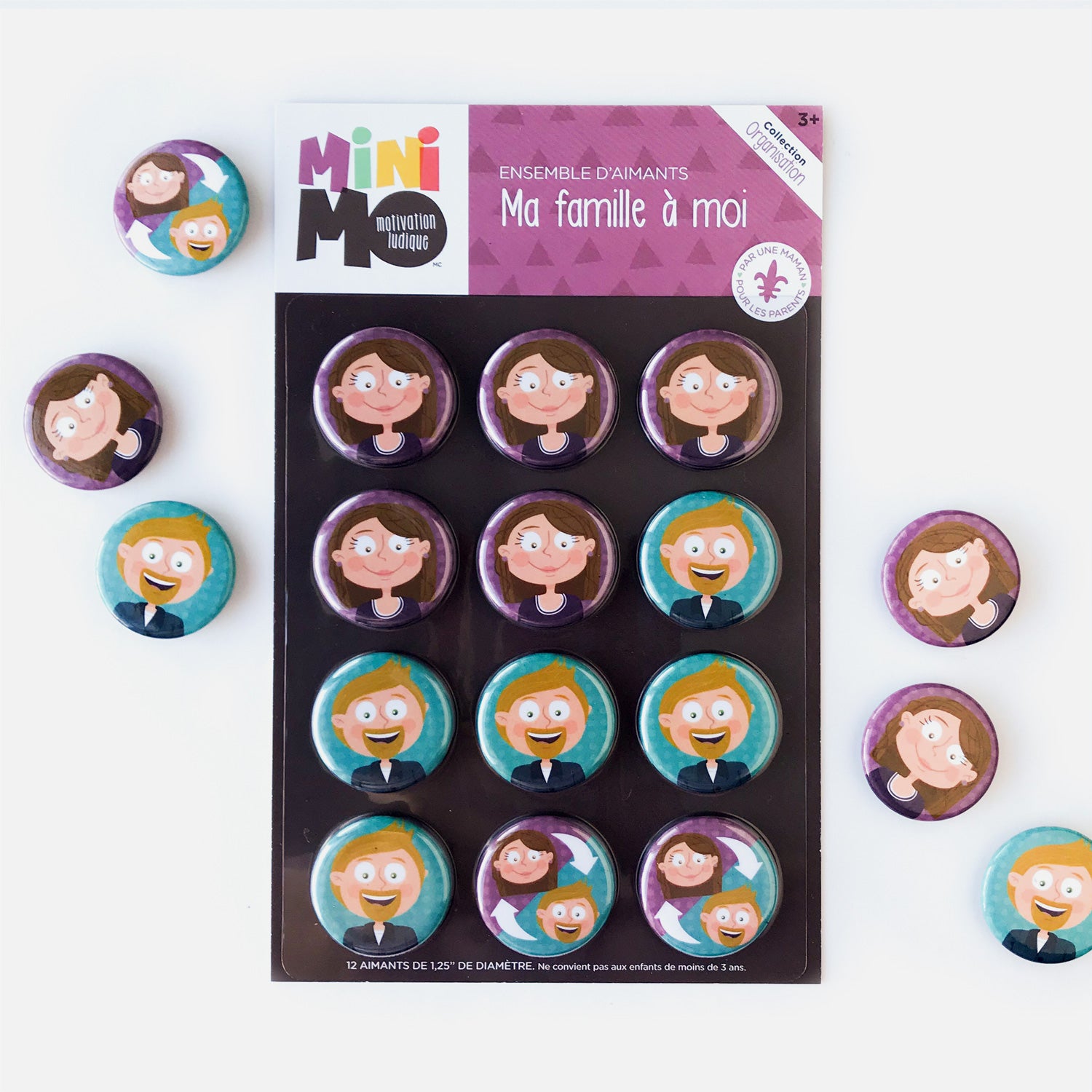 Ma famille à moi - 12 aimants