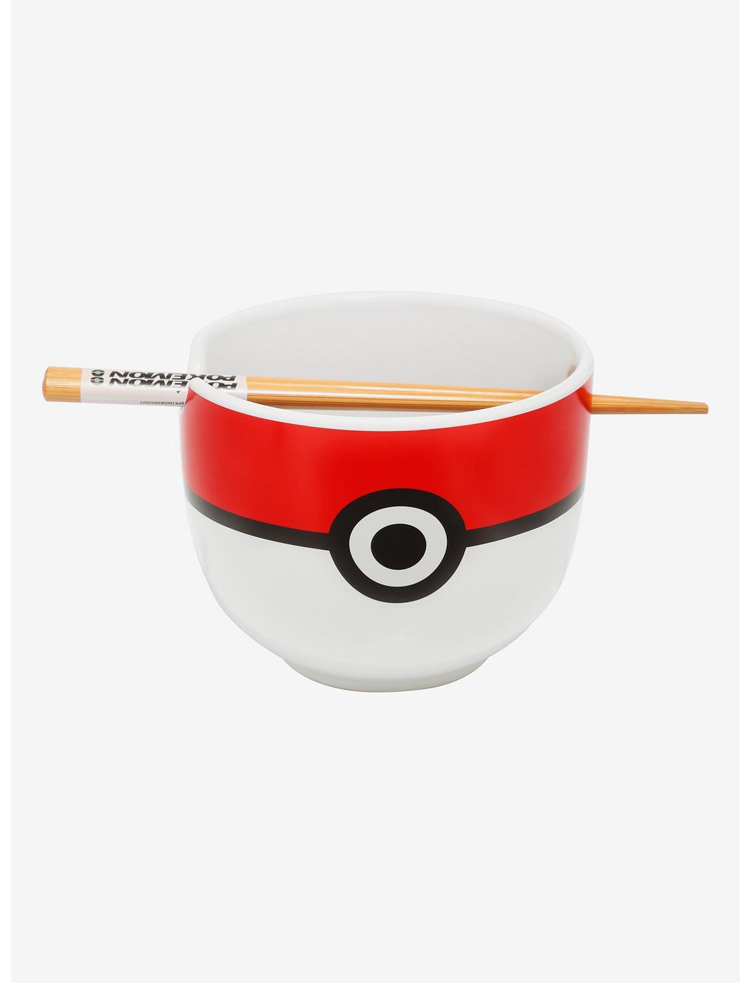 Bol à Ramen Pokeball avec baguettes