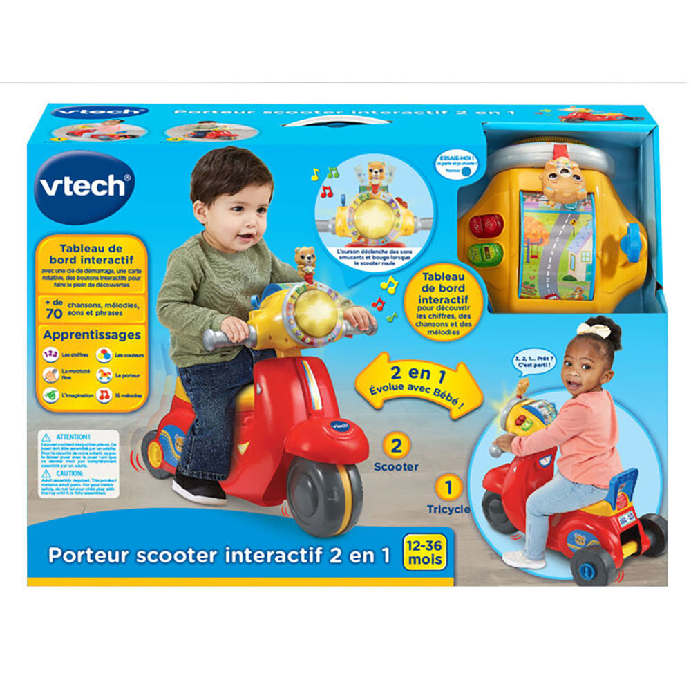 2-in-1 interactive scooter carrier